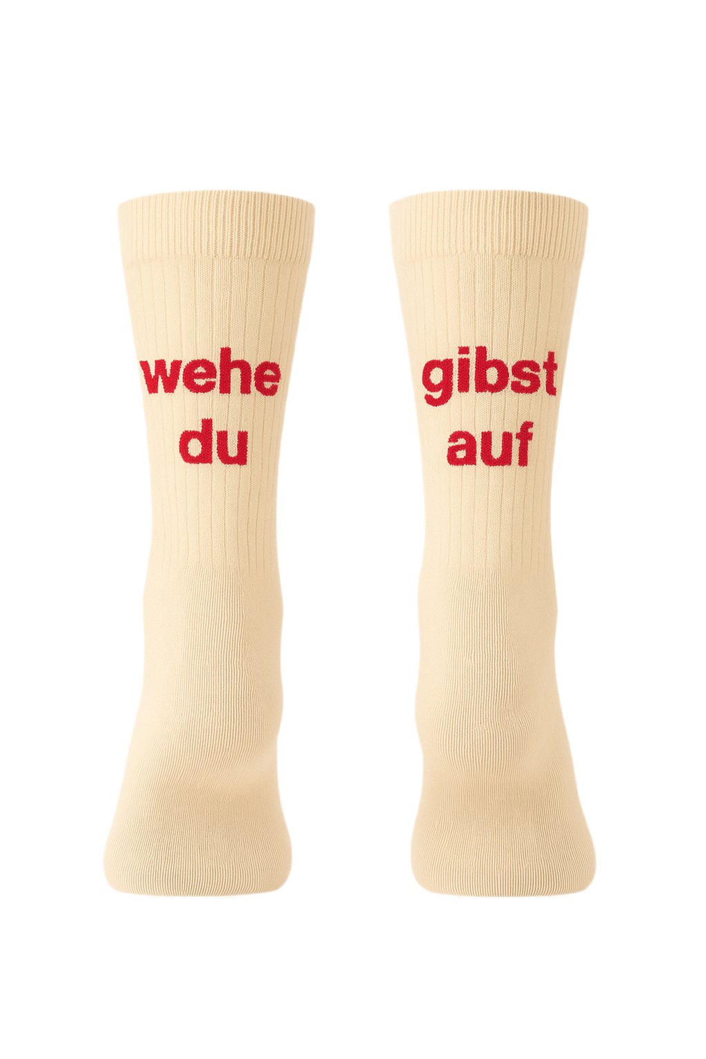 Wehe du gibst auf - Socken