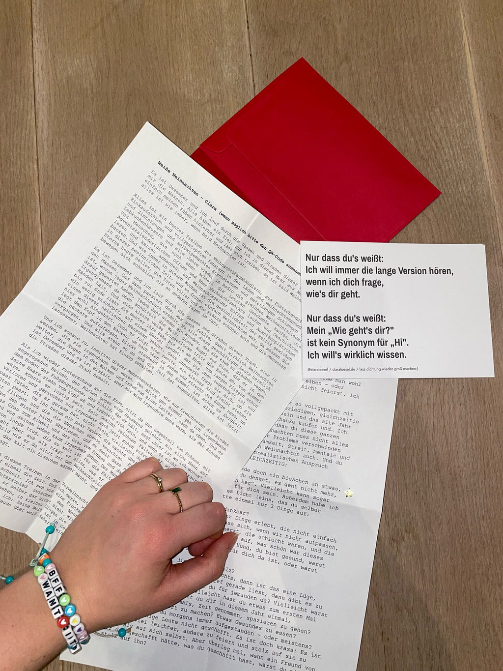 Monatlicher Brief von mir