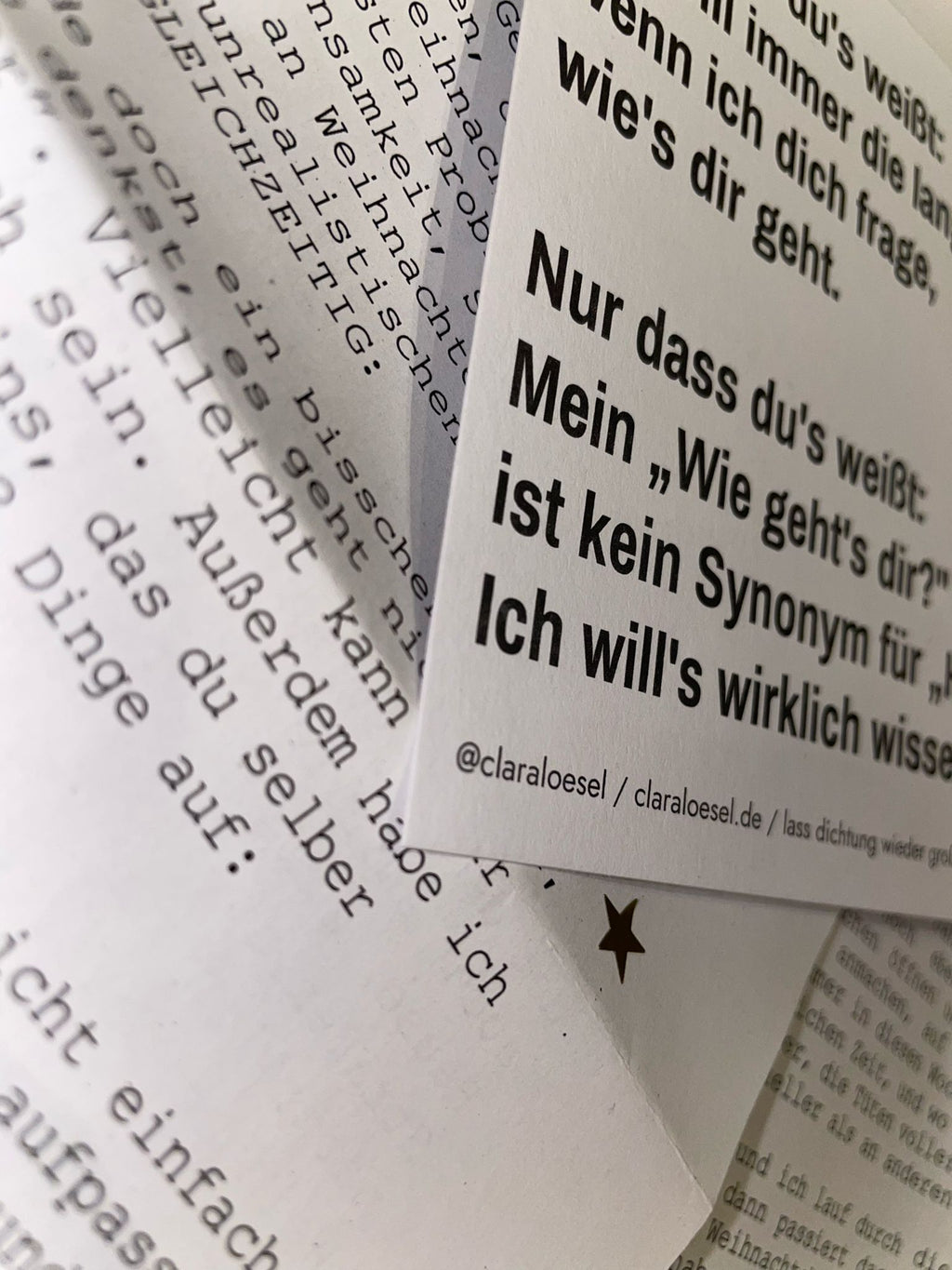 Monatlicher Brief von mir