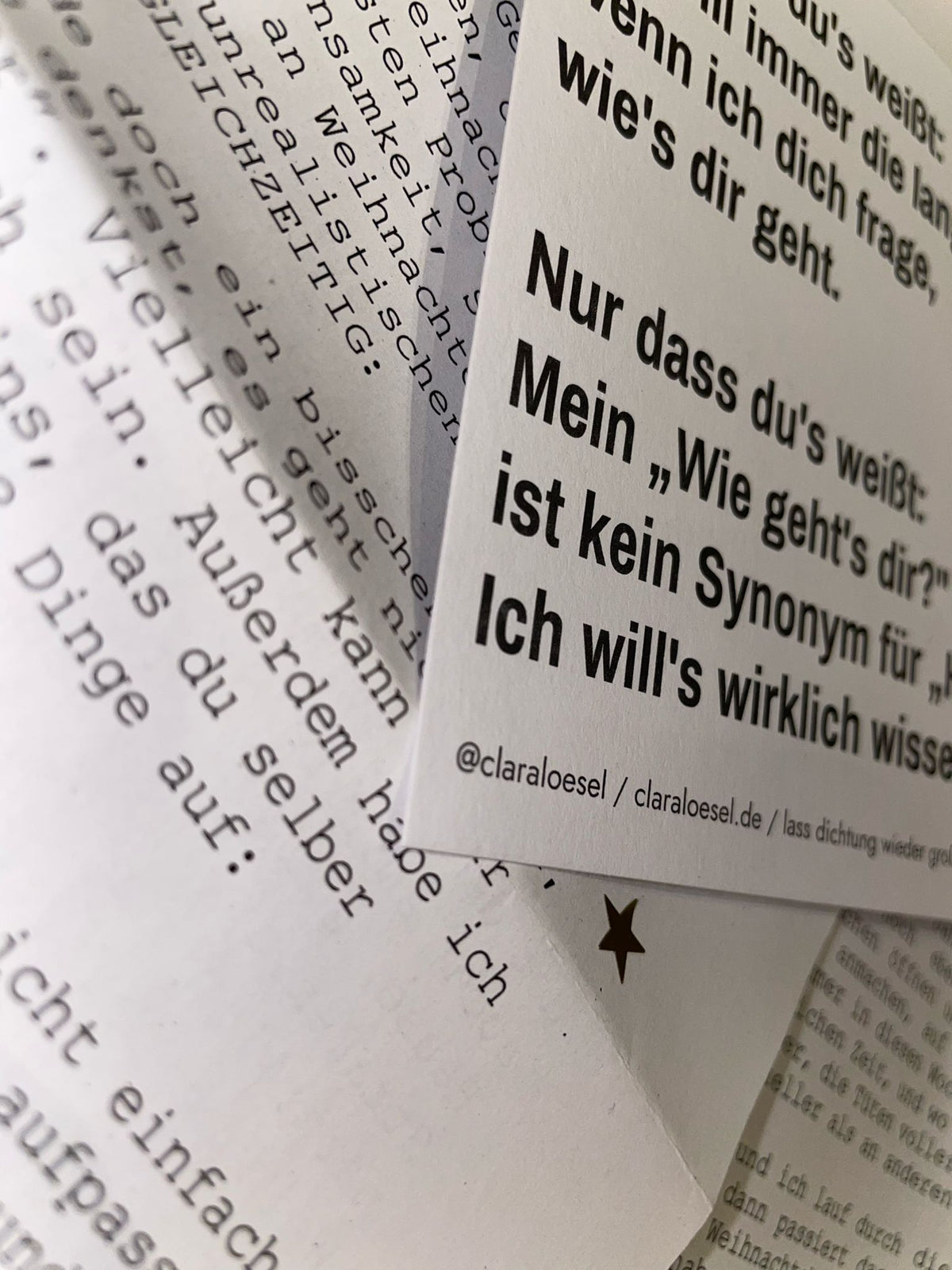 Monatlicher Brief von mir