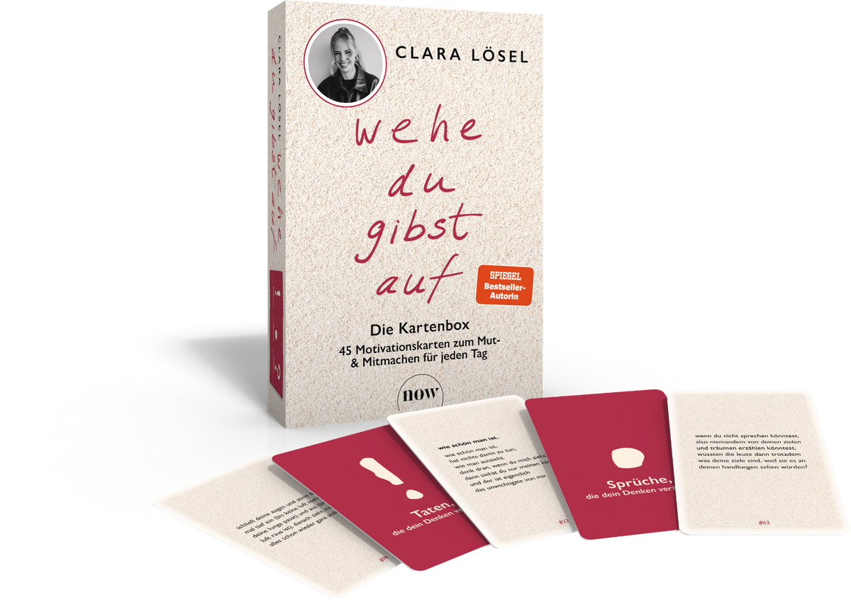 Wehe du gibst auf - Kartenset